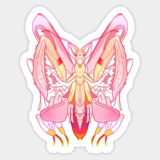 Orchid Mantis Sticker